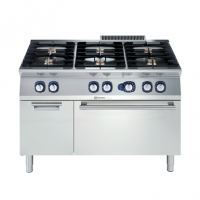 Electrolux 700 XP 6-Burner Gas Range on Gas Oven with Cupboard